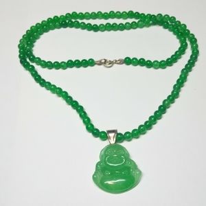 Happy Buda green Jade and 10k setting up